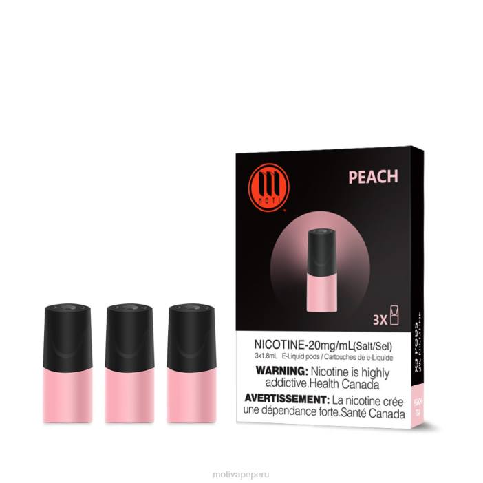 66V0102 MOTI Classic Pods Peach | MOTI vape Lima