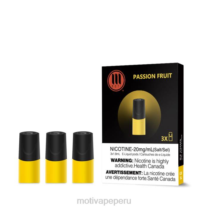 66V0109 MOTI Classic Pods Passion Fruit Ice | MOTI vape review