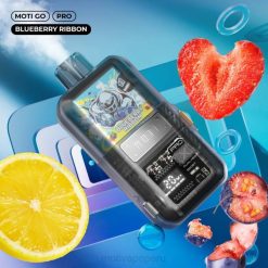 48LN14 MOTI Go Pro vaporizador desechable (5%, 12000 inhalaciones) cinta de arándanos | MOTI vape desechable Peru