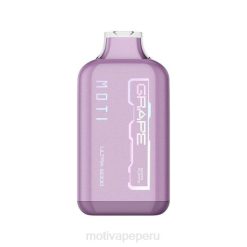 48LN30 MOTI Ultra vaporizador desechable (5%, 6000 inhalaciones) uva | MOTI vape refill