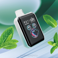 48LN5 MOTI Triplus Vape desechable de 20k (5%, 20000 inhalaciones) menta de miami | MOTI vape amazon